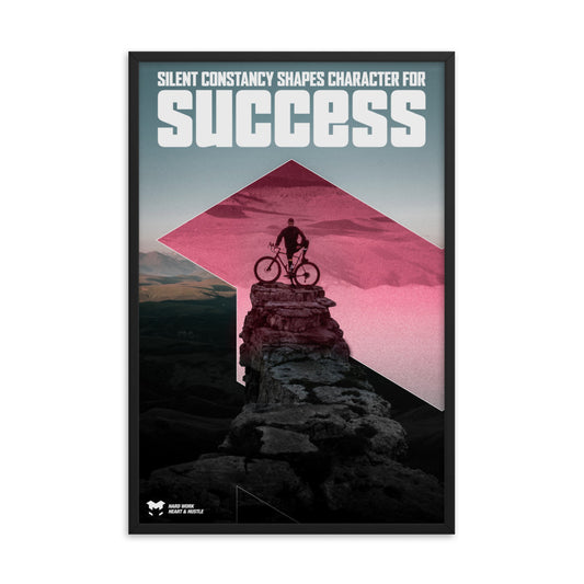 Framed HHH Silent Success Poster